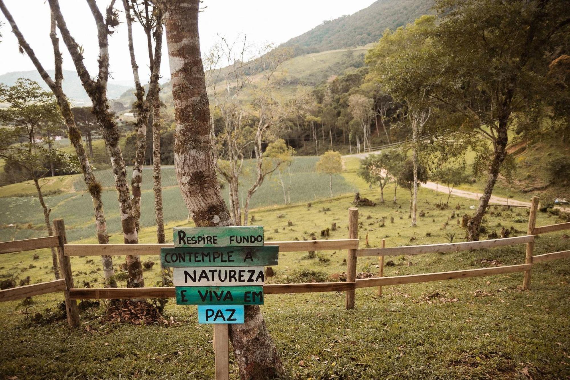 Chale Caminho Do Sol Villa Rancho Queimado Bagian luar foto